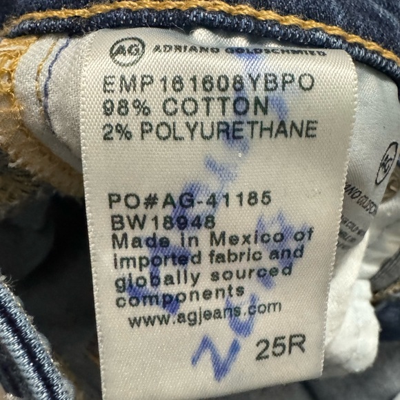 AG - ED Denim The Harper Straight Jean Women’s Size 25R - Picture 6 of 8